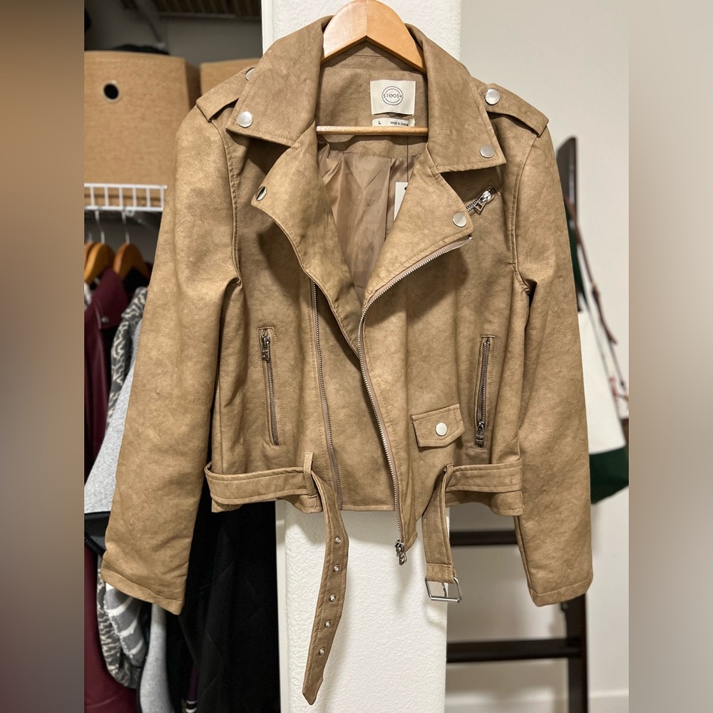 FRANCESCA’S Faux Leather Jacket
